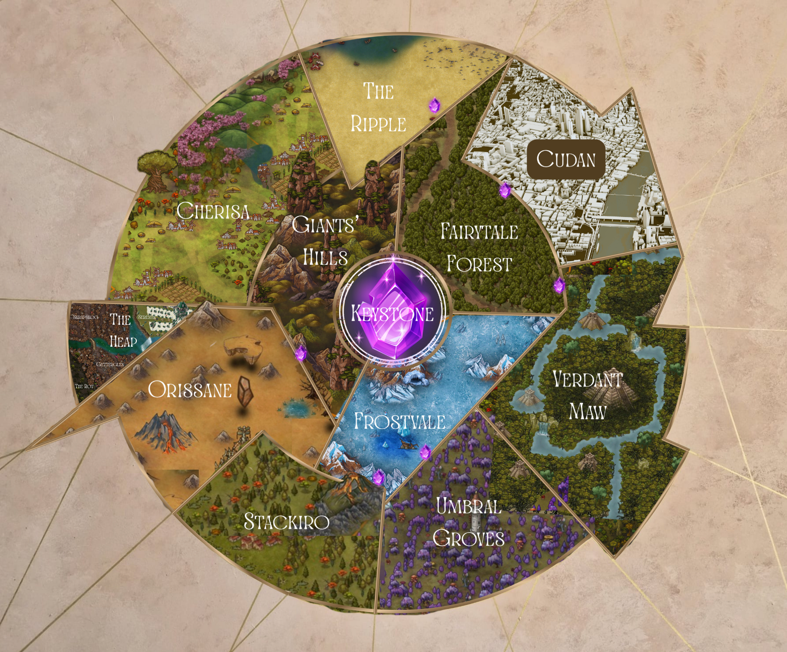 Map of Arcadia